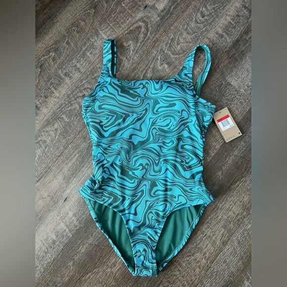 Nike Swirl One-piece Swimsuit-Size Large - Picture 3 of 7
